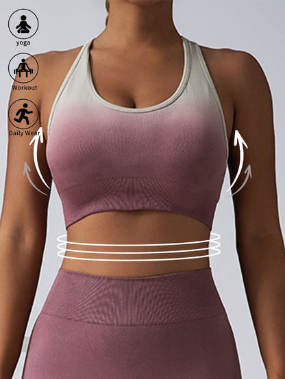 High Impact Sports Bras For Women,Racerback Running Bra Workout Crop Tank Tops Longline Sports Bra Push Up